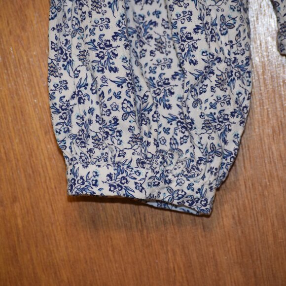 Smocked Peplum Blouse Size S - Picture 3 of 4